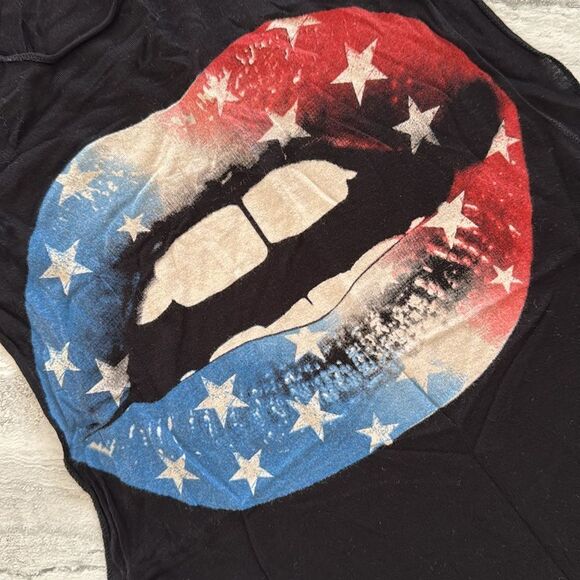 💋LIPS AMERICAN 🇺🇸 FLAG TANK TOP - Picture 3 of 4